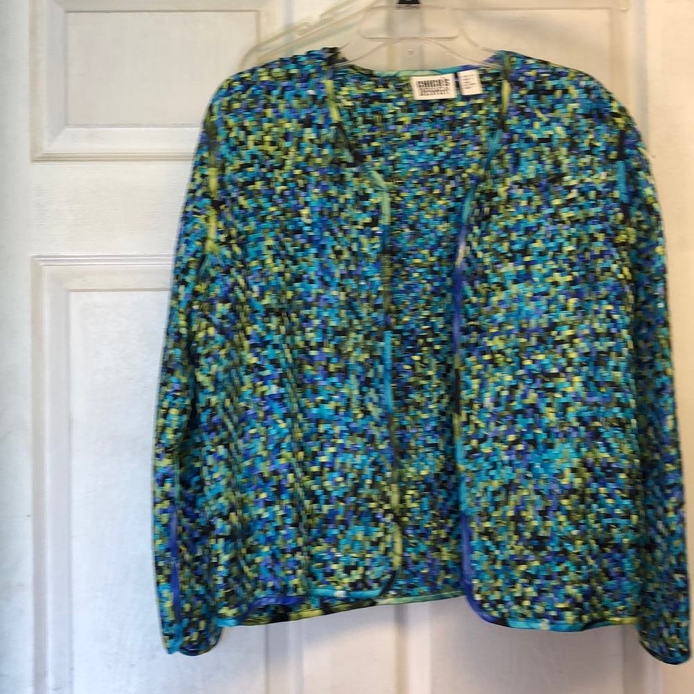 Chico’s Design Weaved Jacket.     1X